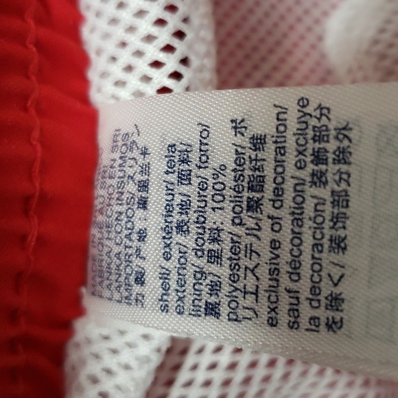 Tommy Hilfiger NWT Red with Logo Swim Trunks - Picture 4 of 6